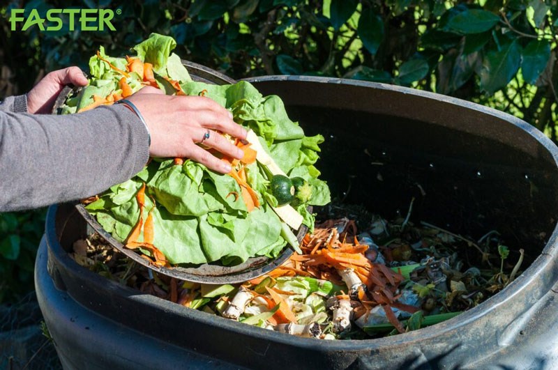 Biến rác hữu cơ thành phân Compost cho vườn nhà