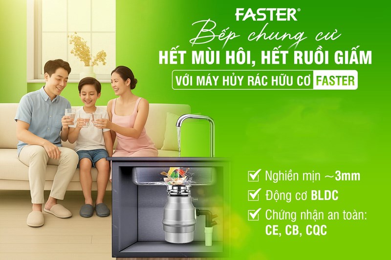 Lý do máy hủy rác là "Thiết bị không thể thiếu" tại chung cư cao cấp
