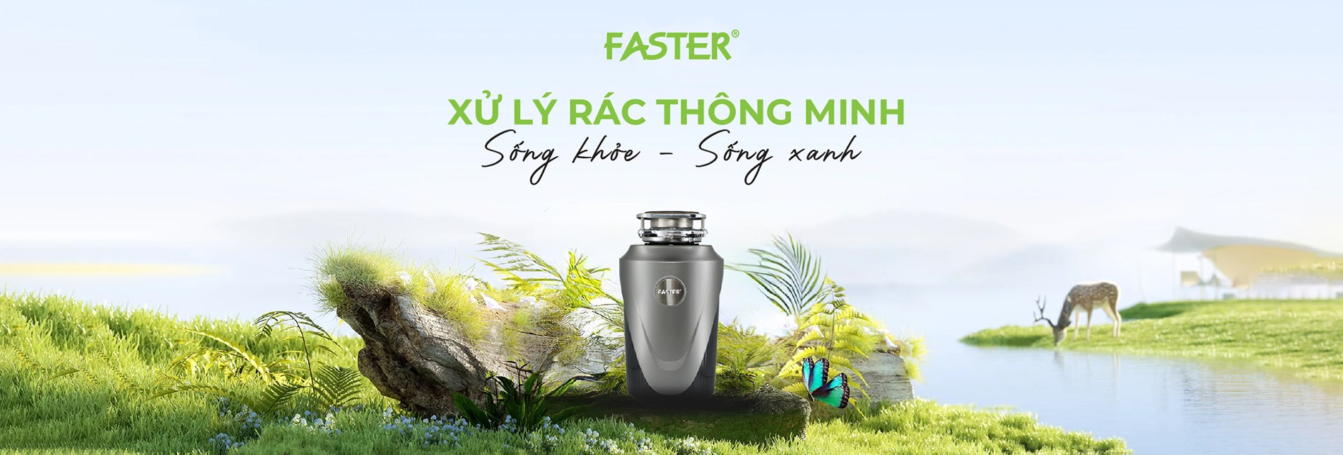 Cover máy hủy rác Faster