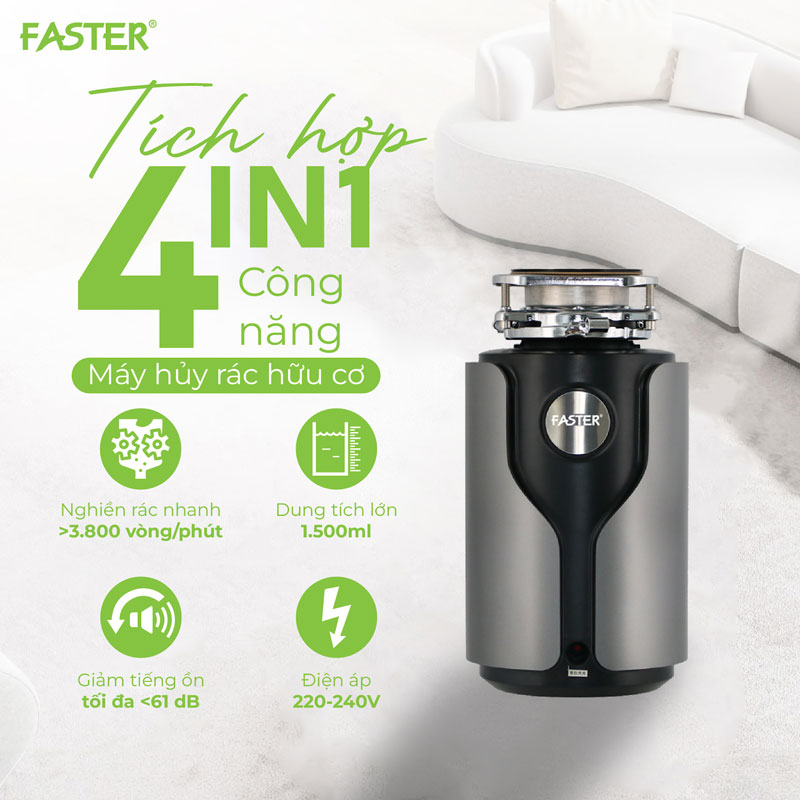 Máy hủy rác gia đình là gì?