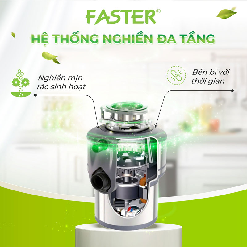 Chức năng Máy huỷ rác FWD 788S PLUS