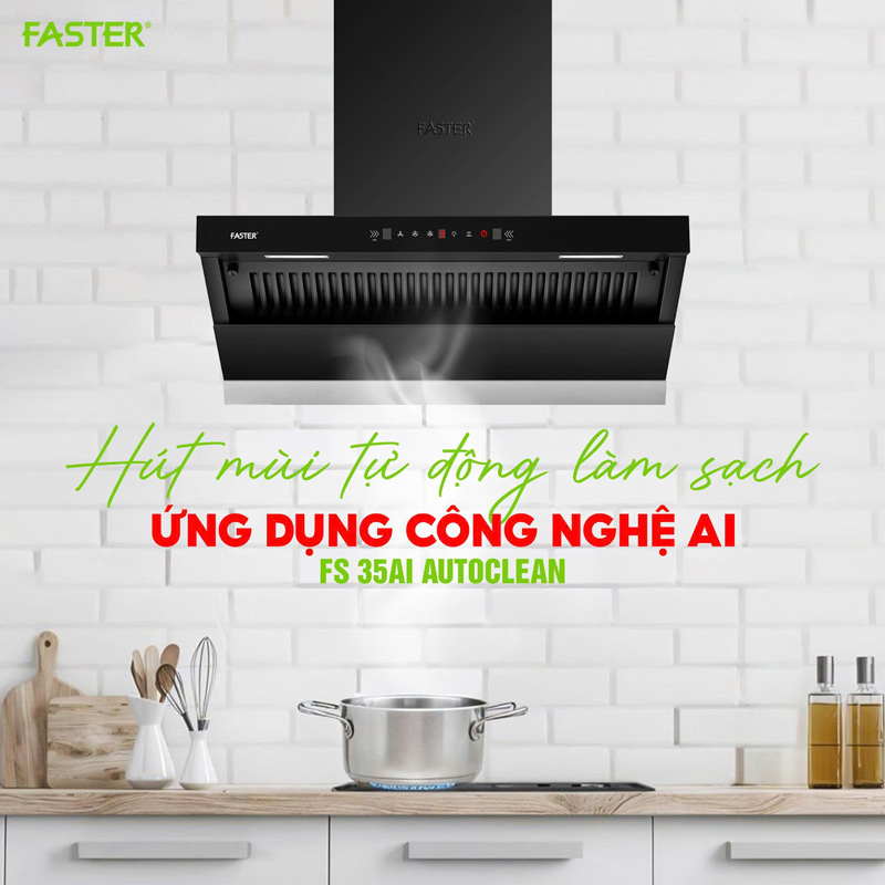 Máy hút mùi điều khiển giọng nói