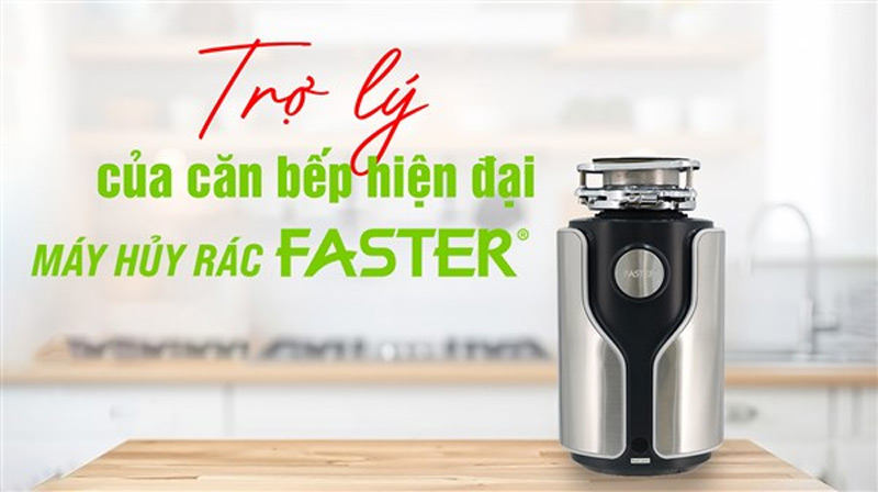 Máy hủy rác phòng ngừa tắc bồn rửa