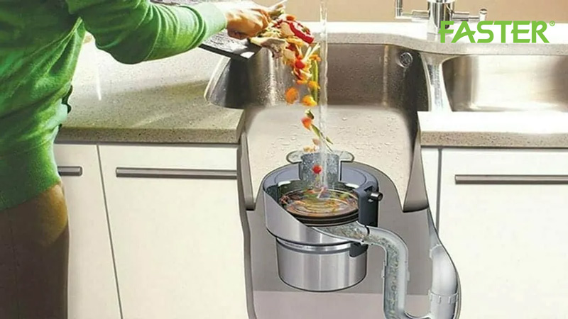 Máy hủy rác có làm tắc cống không?