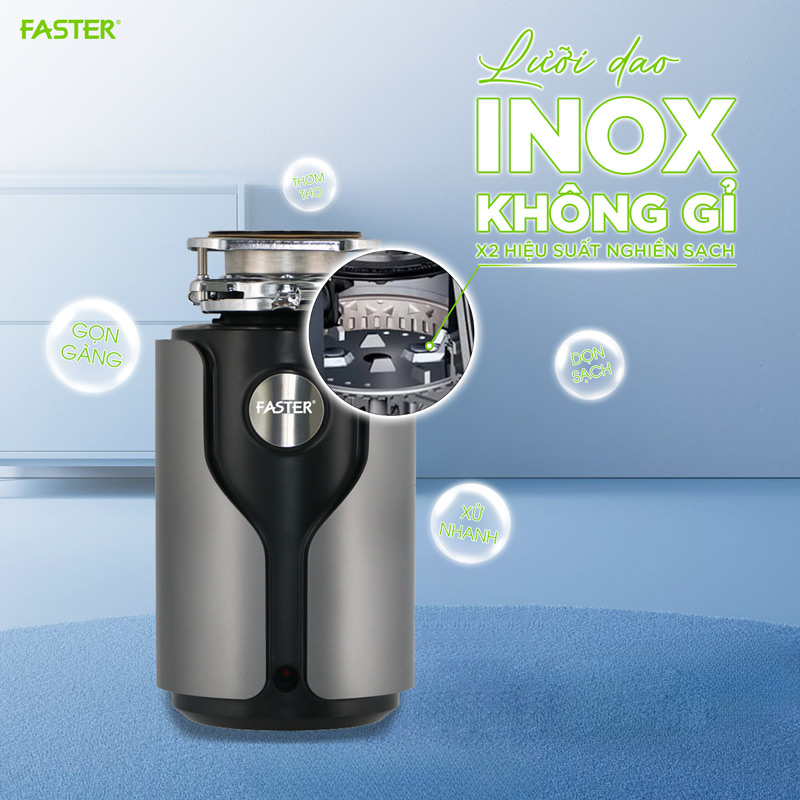 Vì sao nên chọn máy hủy rác Faster