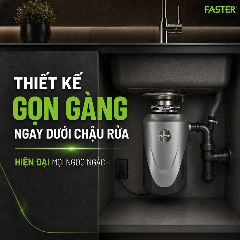 Lắp đặt Máy hủy rác thực phẩm