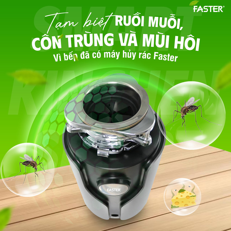 sử dụng máy hủy rác thực phẩm đúng cách