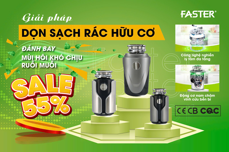 Máy hủy rác Faster