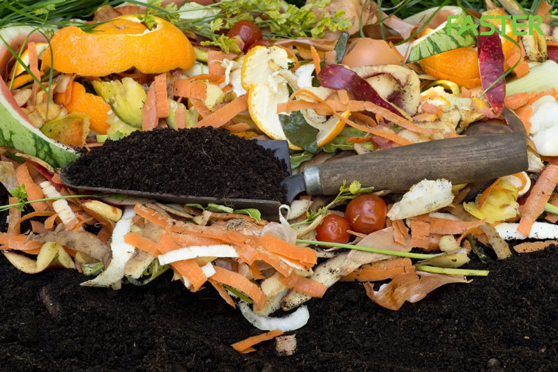 Làm phân compost từ rác hữu cơ